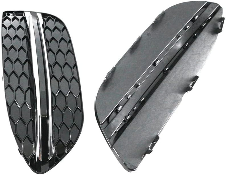 Riloer Frontstossstangengrill, für Mer-cedes-Benz W205 2015-2018 Chrom Chrom, Chrom Chrom