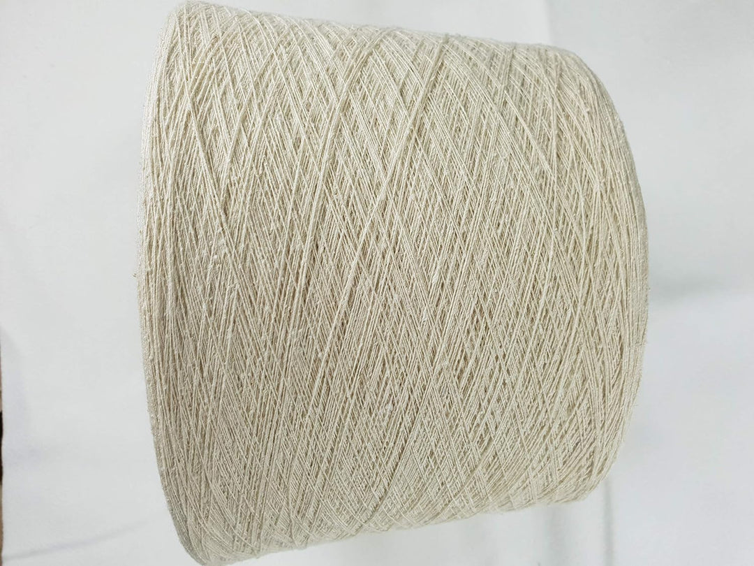 900 g Seidengarn GP 65,00 €/kg Nm 20/1 natur - 100% Seide Bourette auf der Kone