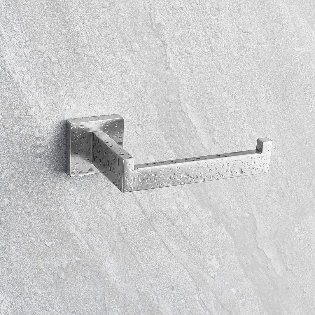HITSLAM Toilettenpapierhalter Gebürstetes Nickel mit Bohren Edelstahl 304 Klopapierhalte für Küche u