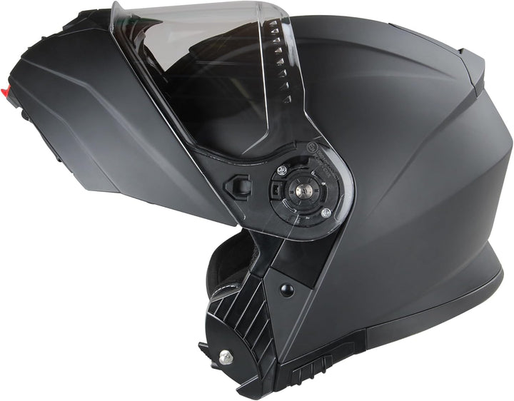 CMX Klapphelm matt schwarz mit getönten Ersatzvisier L
