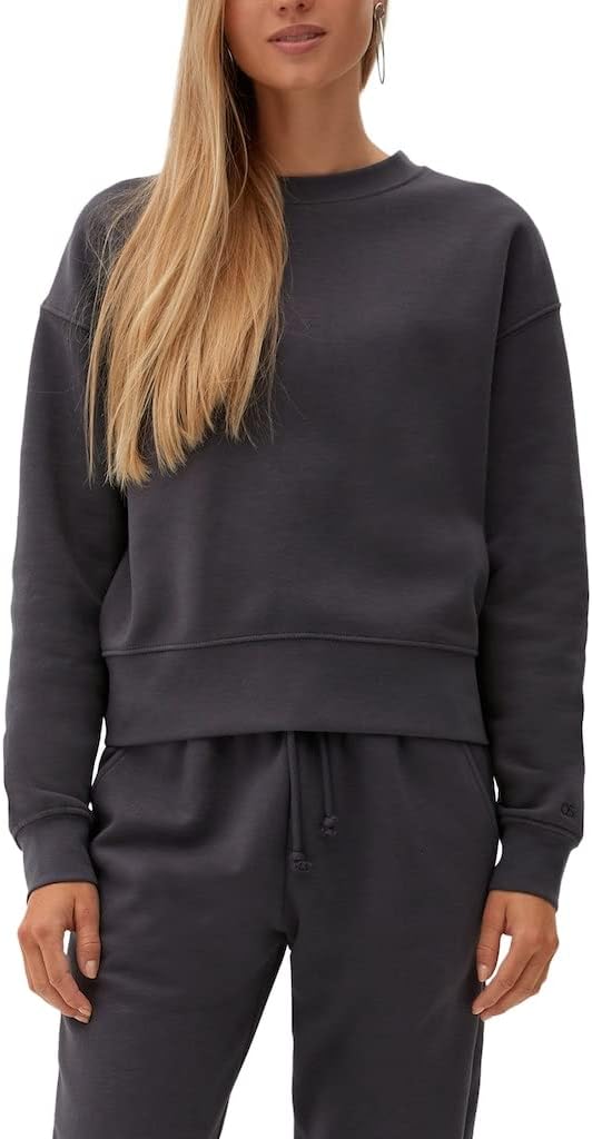 s.Oliver Damen Sweatshirts Langarm L Grau, L Grau