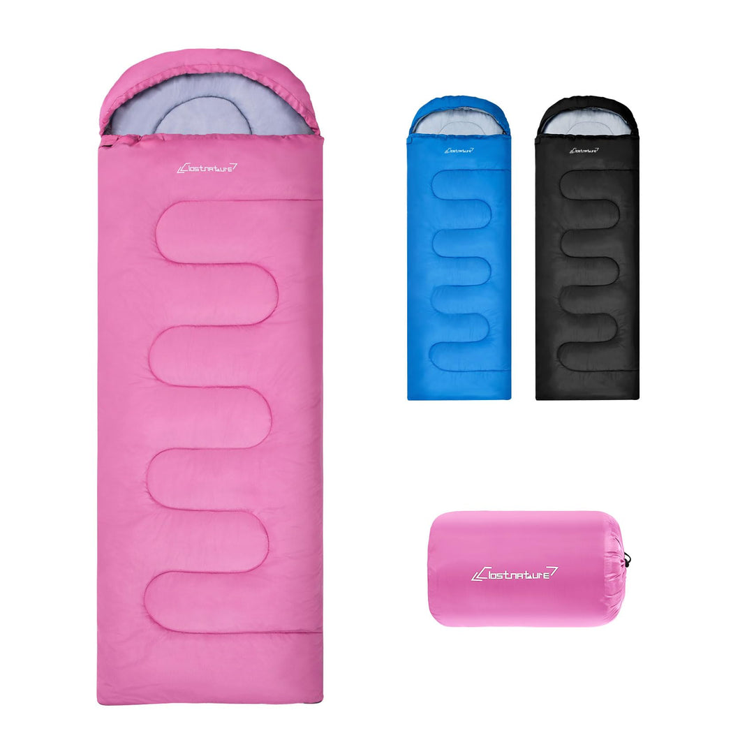 Clostnature Schlafsack Camping - Leichter Schlafsack für Erwachsene mit Kleines Packmass, Kompakter