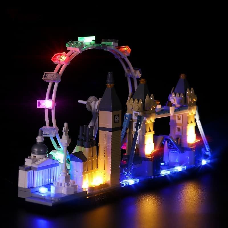 BrickBling LED-Beleuchtung für Lego 21034 Architecture London Skyline City Sammelbausatz (kein Lego-