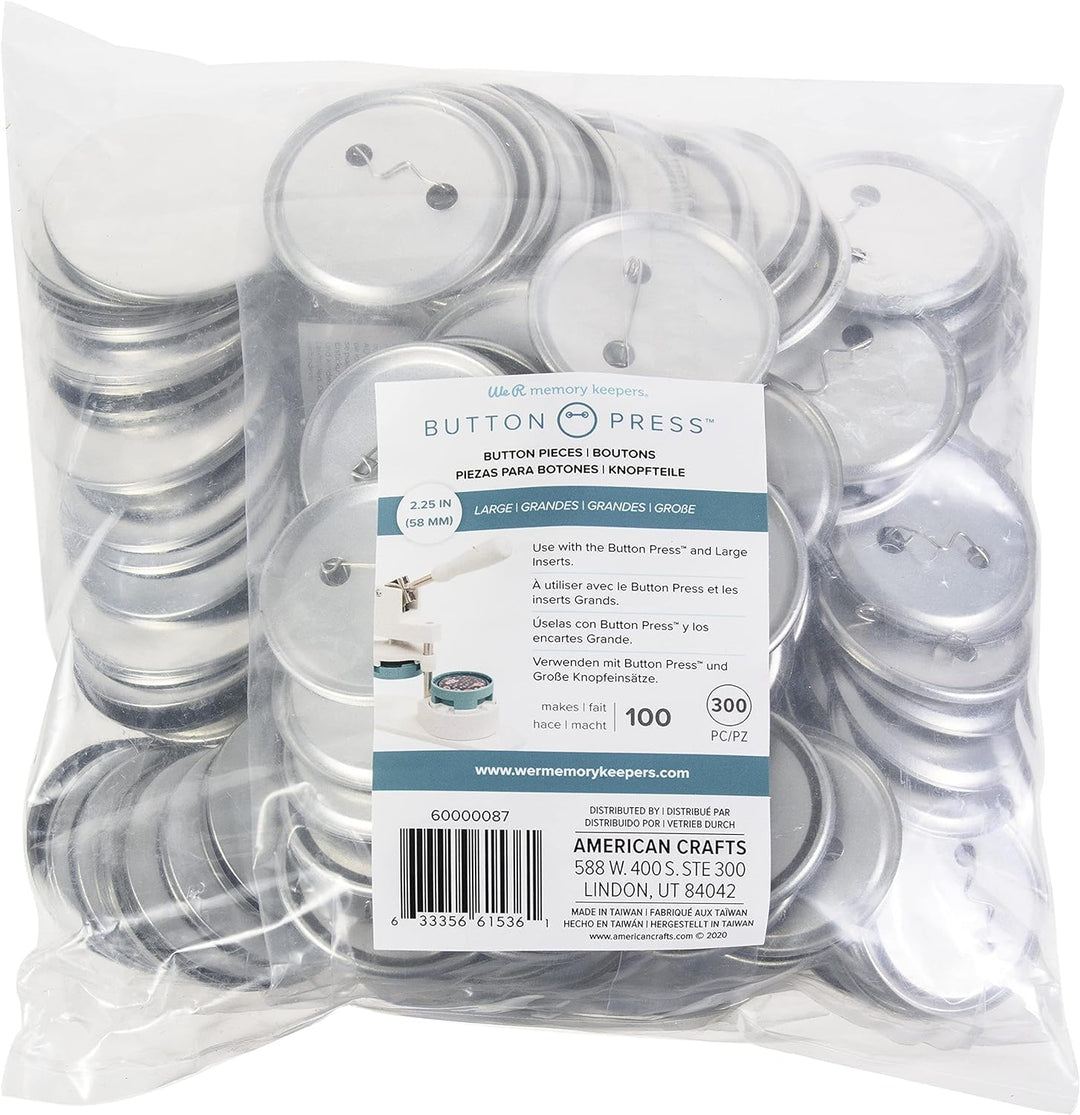 We R Memory Keepers 60000087 Knopfdruck-Nachfüller, LRG/Bulk, Grösse L (58 mm)