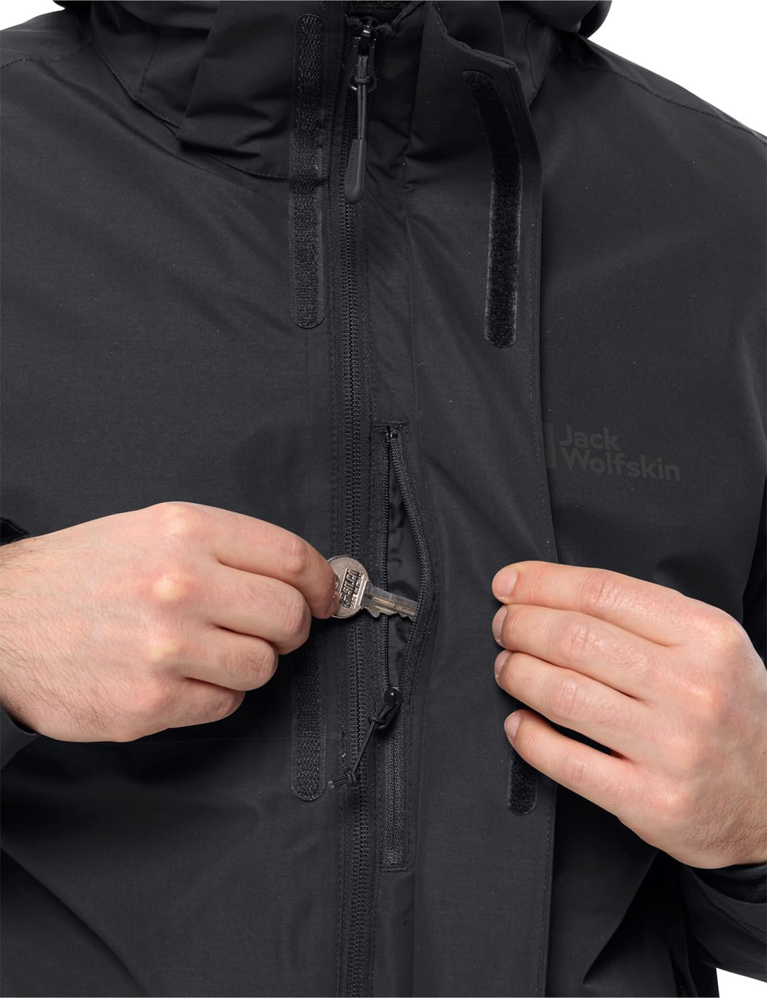 Jack Wolfskin Herren Jacket M Schwarz, M Schwarz