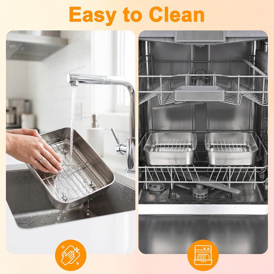 Airfryer Zubehör Set für Ninja Dual Zone & FlexDrawer – 8-tlg. Heissluftfritteuse Zubehör für AF500E
