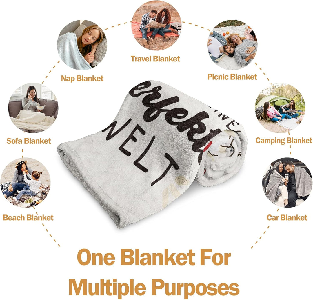 musaecoin Valentinstagsgeschenk für Ihn Sie, Geschenk für Sie ihn, Geschenk für Paar- Kuscheldecke,