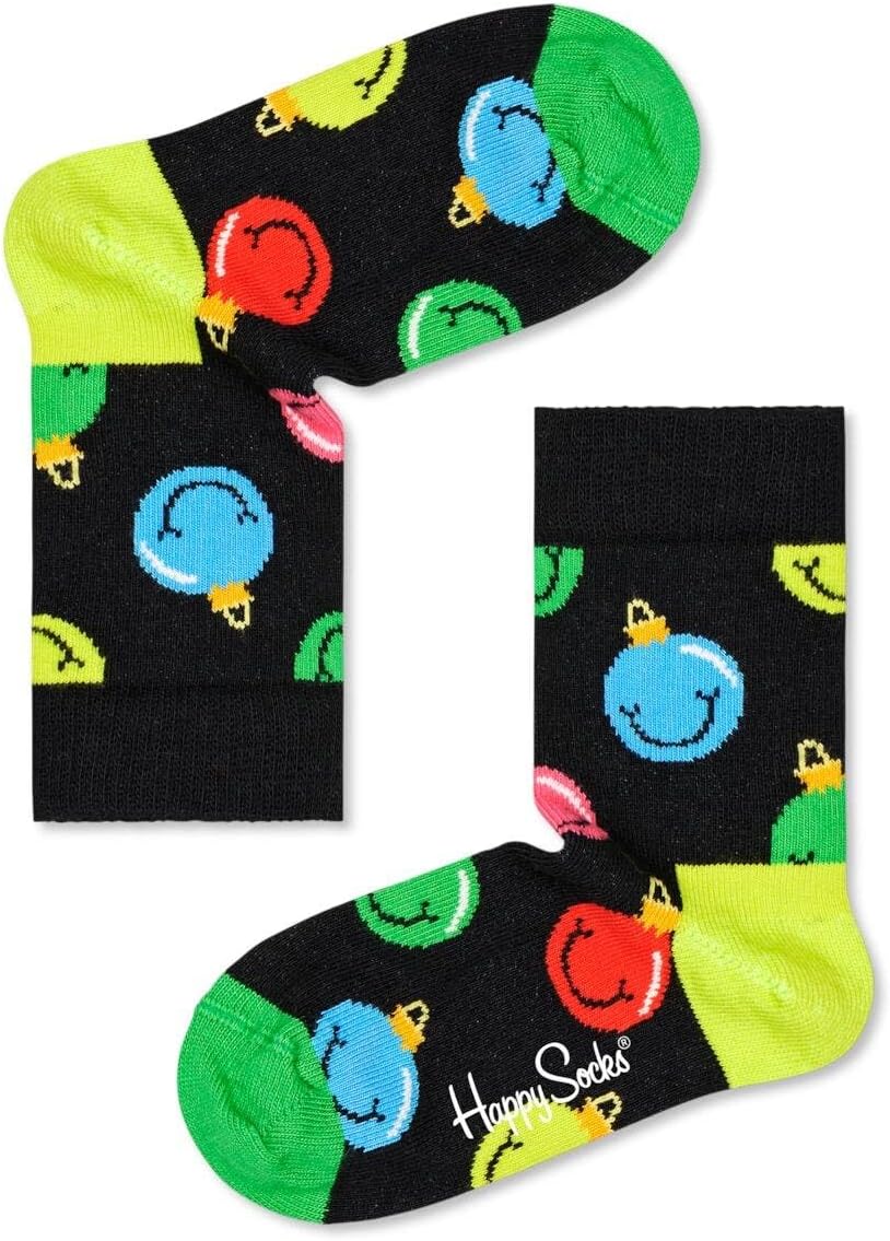 Happy Socks Weihnachtssocken – Feiertags-Baumwollsocken in lustigen Geschenkboxen – Schneemann- und