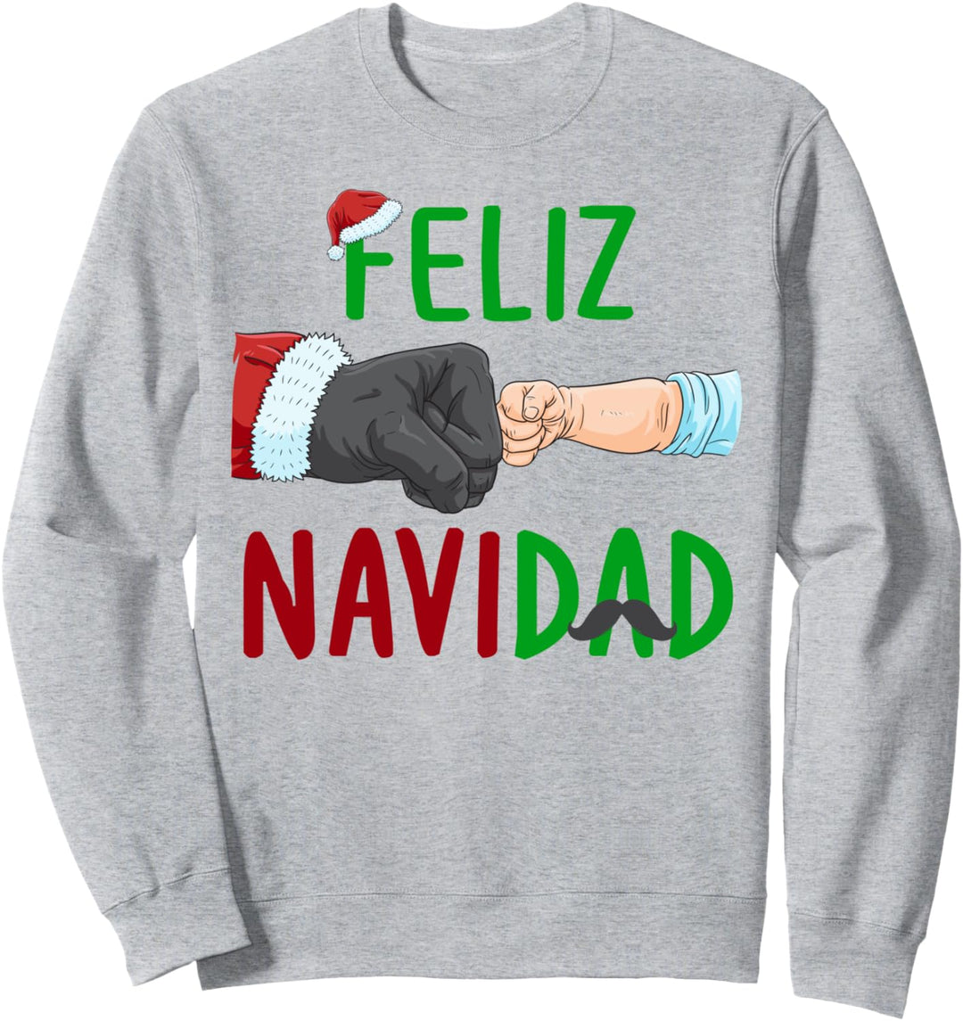 Papa Feliz Navidad Weihnachten Vater Geschenk Sweatshirt