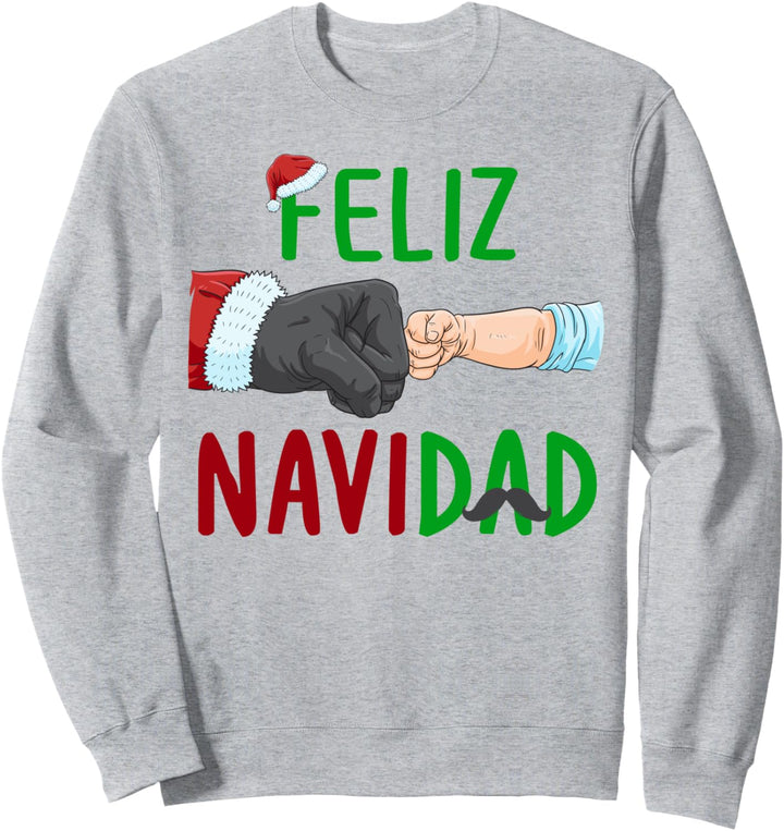 Papa Feliz Navidad Weihnachten Vater Geschenk Sweatshirt