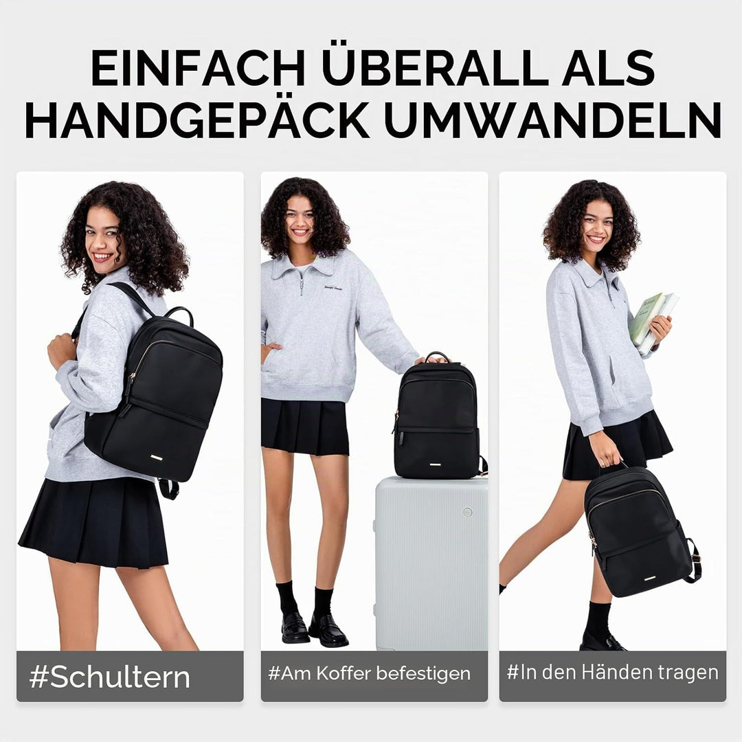 GOLF SUPAGS Laptop-Rucksack für Damen, schmale Computertasche, für Arbeit, Reisen, College, Schule,