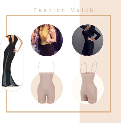 FeelinGirl Miederhose Stark Formend Hohe Taille Shaping Hose Bauchweg für Damen Shapewear mit Abnehm