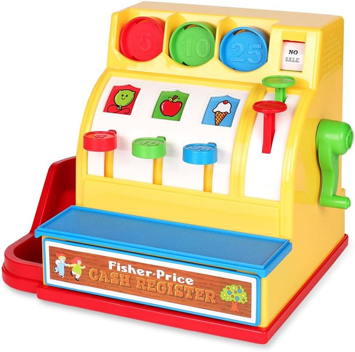 Fisher Price Classic Ladenkasse – Spielerisch Einkaufen, Lernspielzeug, Spielgeld, Interaktives Spie