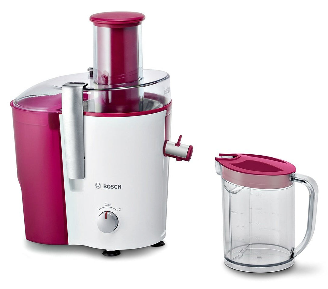 Bosch Entsafter VitaJuice 2 MES25C0, elektrische Saftpresse für Obst und Gemüse, grosser Einfüllscha