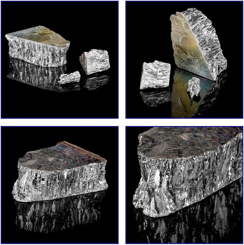 Wismut Metall Ingot Chunk 99,99% Reines Kristall Geodes zur die Herstellung der Kristalle, Angelköde