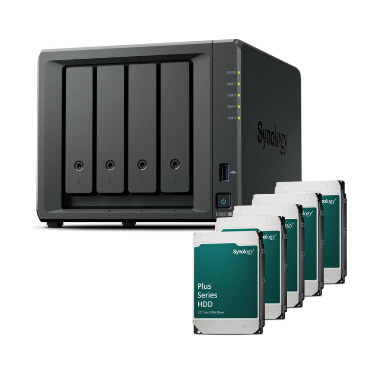 Synology DS925+ 8TB (Synology HAT3300-2T) 4Bay Desktop NAS