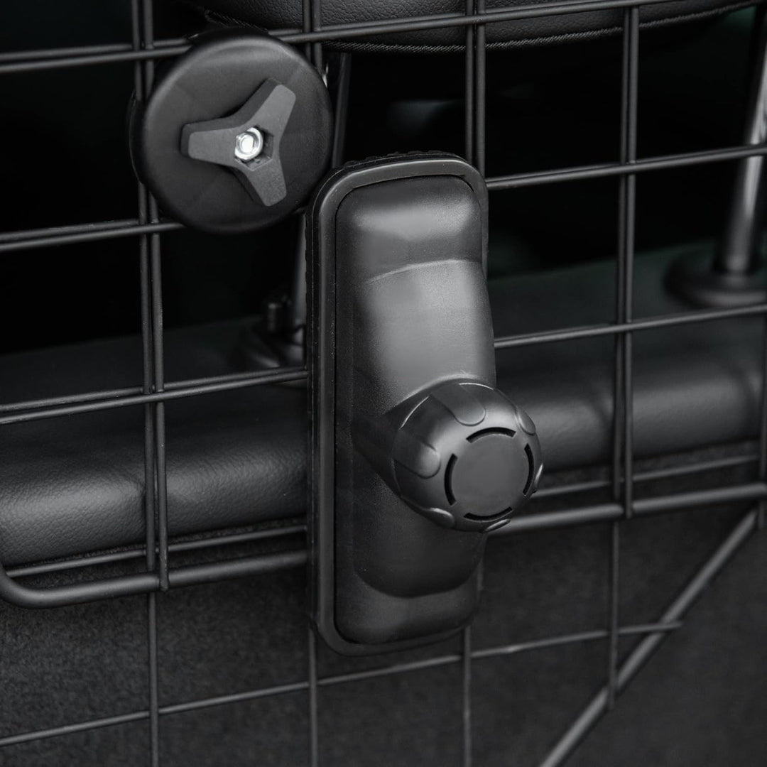 PawHut Hundegitter Auto Universal Autoschutzgitter für Hunde mit Stufenlos Verstellbare Breite, Tren