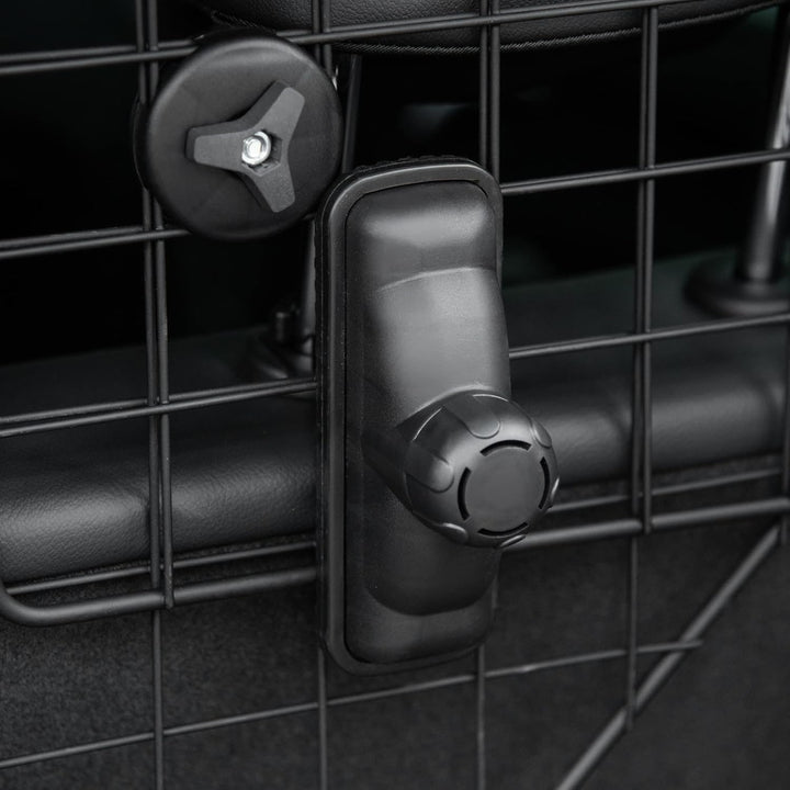 PawHut Hundegitter Auto Universal Autoschutzgitter für Hunde mit Stufenlos Verstellbare Breite, Tren