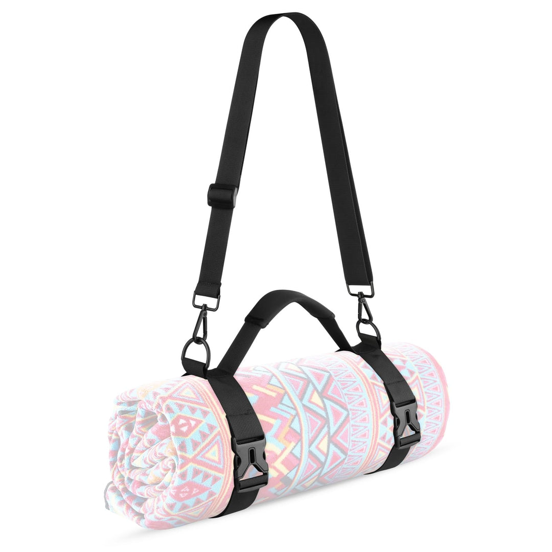 Cosmos Tragbare Yogamatte, Gurt, Matte, Picknickdecke, Gurt mit verstellbarem Schultergurt und Griff