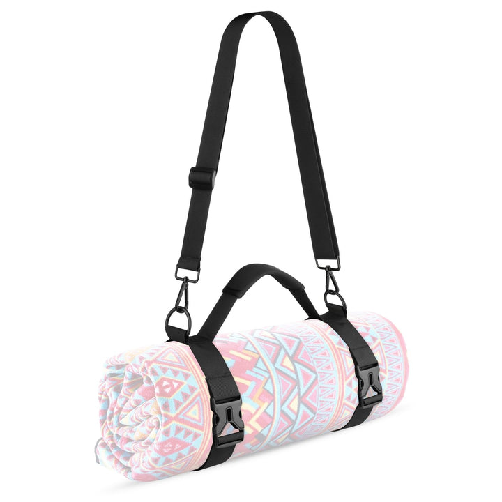 Cosmos Tragbare Yogamatte, Gurt, Matte, Picknickdecke, Gurt mit verstellbarem Schultergurt und Griff