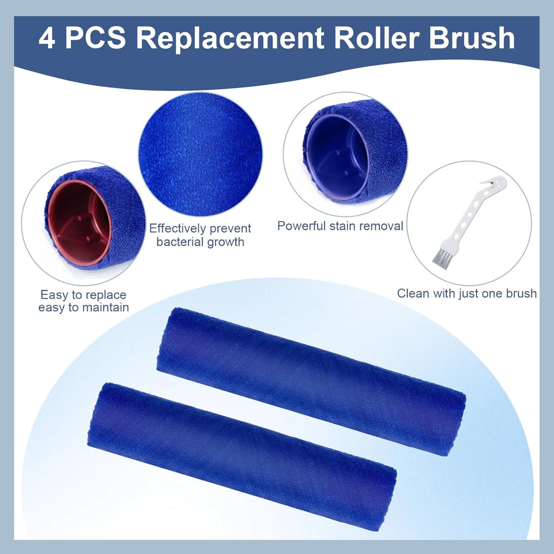 Bürstenrolle Ersatzteile für Dyson Wash G1 Staubsauger Doppelt Bürstenrolle-Zubehör, 2 Bürstenrolle