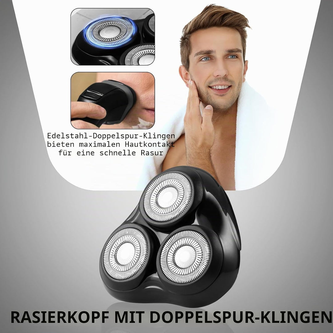 Universal Ersatz Rotierender Rasierkopf Kompatibel mit Remington Rasierer-Serie, für R3, R4, R5, R6,
