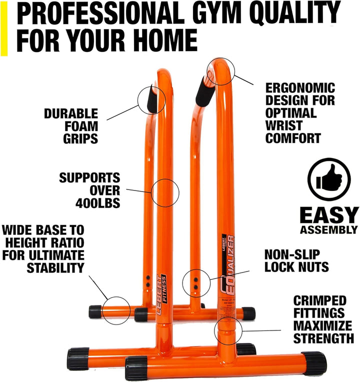 Lebert Fitness Equalizer mit Resistance Band Orange - L, Orange - L