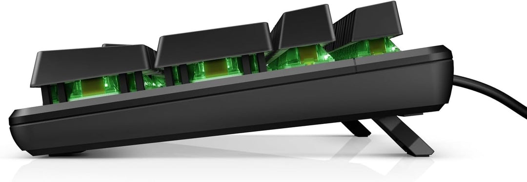 HP Pavilion Gaming Tastatur 500 (LED Beleuchtung, mechanische Red-Switches, QWERTY Keyboard Layout,