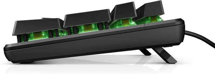 HP Pavilion Gaming Tastatur 500 (LED Beleuchtung, mechanische Red-Switches, QWERTY Keyboard Layout,