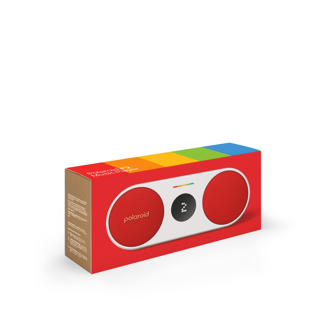 Polaroid P2 - Powerful Portable Wireless Bluetooth Speaker Rechargeable with Dual Stereo Pairing - R