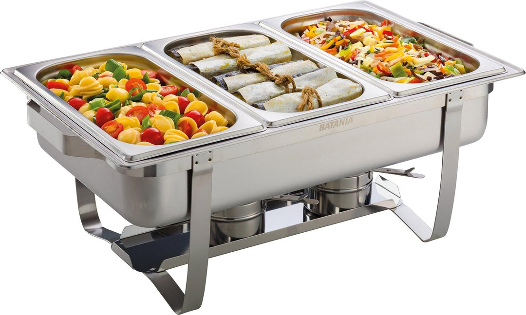 Batania 2 Chafing Dish/Speisewärmer 14 teilig Exklusiv