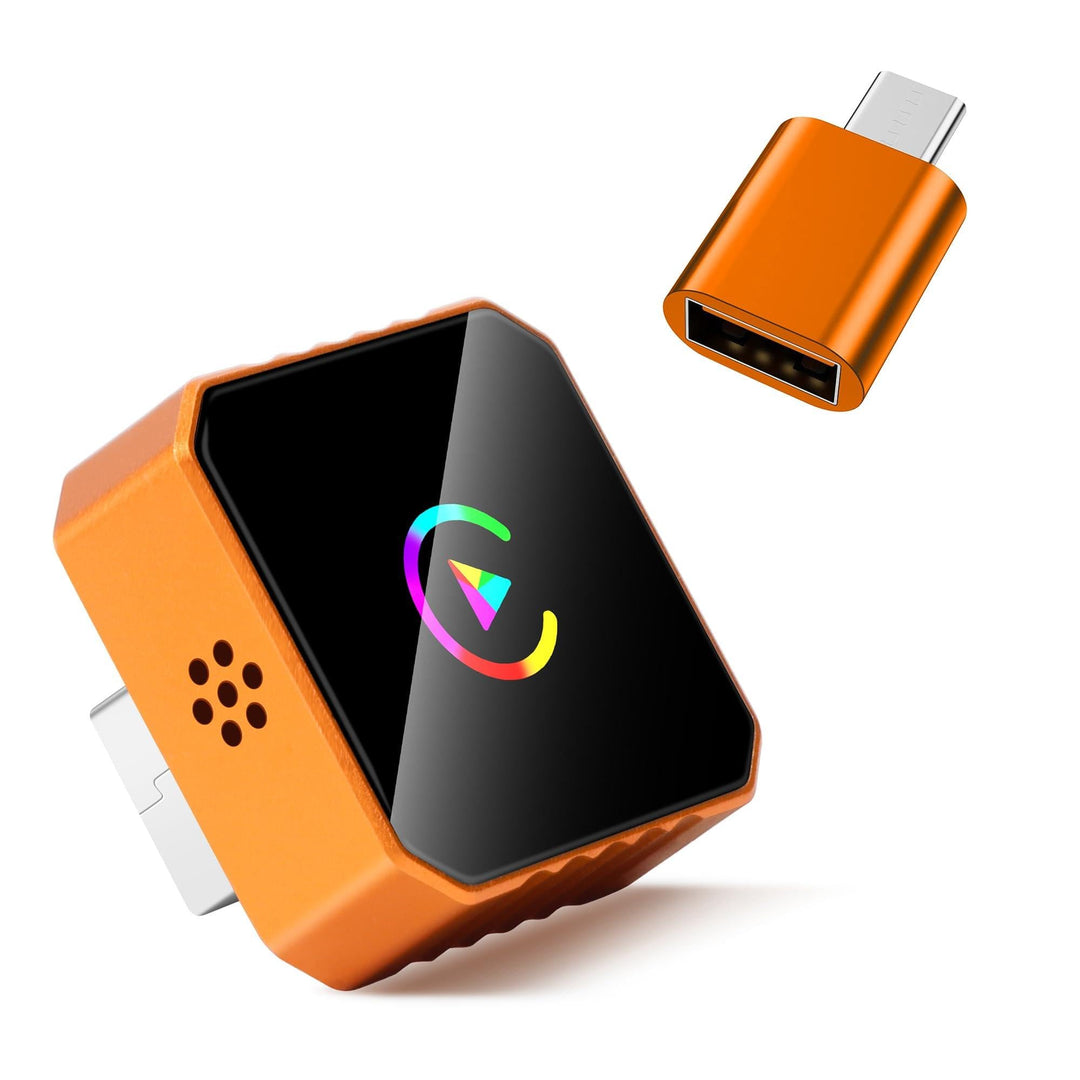 Carplay Wireless Adapter, Bluetooth 5.3 Drahtloser Car Play Kompatibel mit iPhone iOS 10+ und Androi