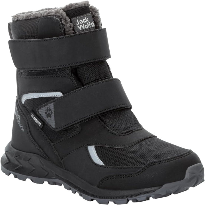 Jack Wolfskin Unisex Woodland Wt Texapore High Vc K Winterstiefel 35 EU Schwarz, 35 EU Schwarz