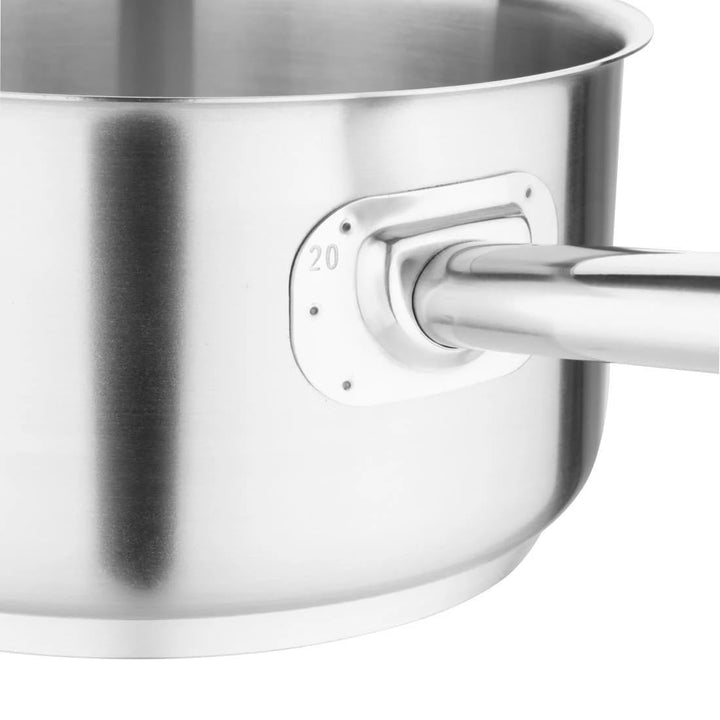 Vogue M944 Vogue Stielkasserolle, Edelstahl, 3 l 100(d)mm x 200mm/8"(dia)., 100(d)mm x 200mm/8"(dia)