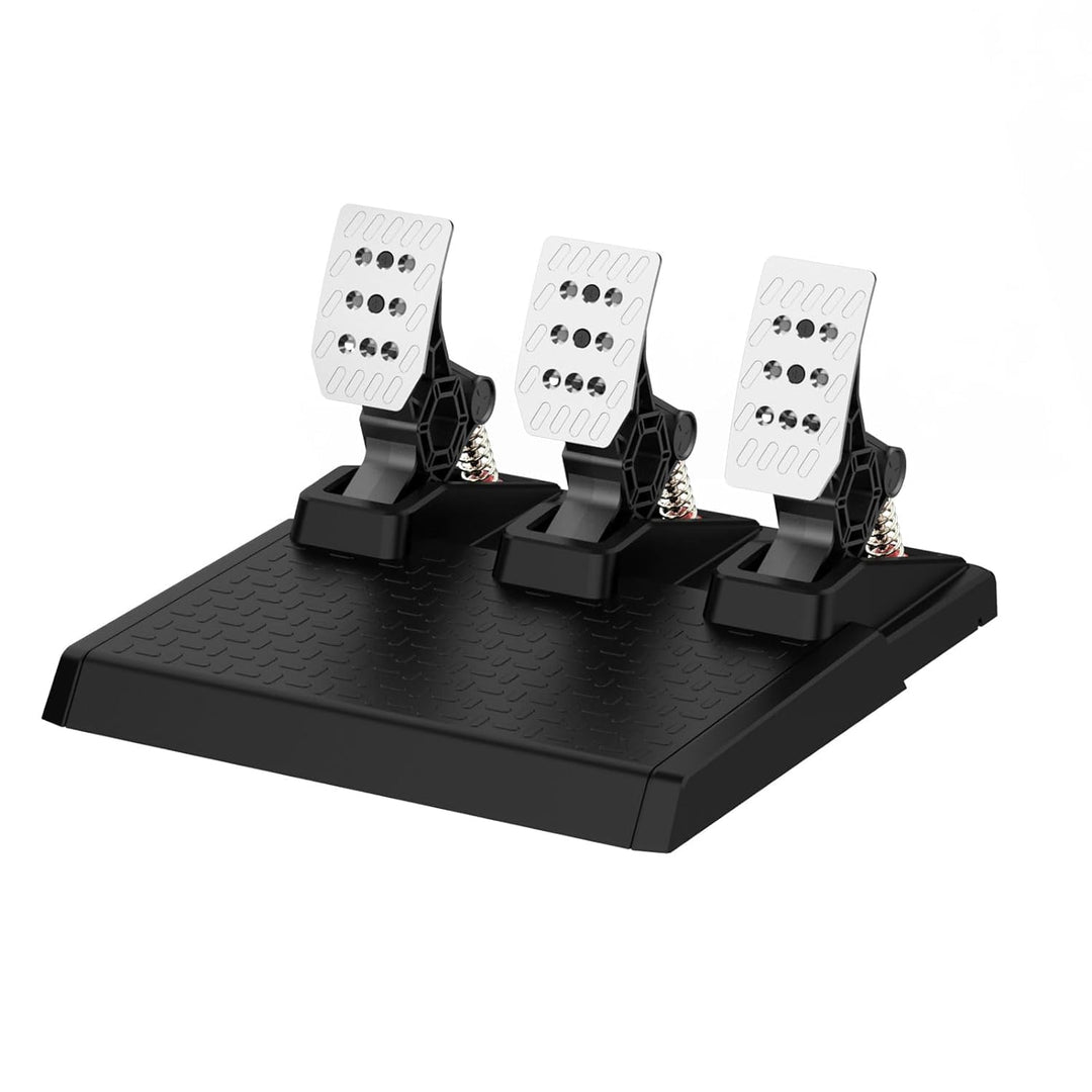 DOYO Racing Pedale, PC Gaming Lenkrad Pedal Set, Austauschbare Federn, Einstellbar, Kompatibel mit P