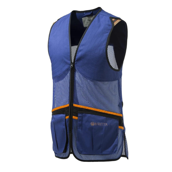 Beretta Herren Full Mesh Schiessweste S Blau, S Blau