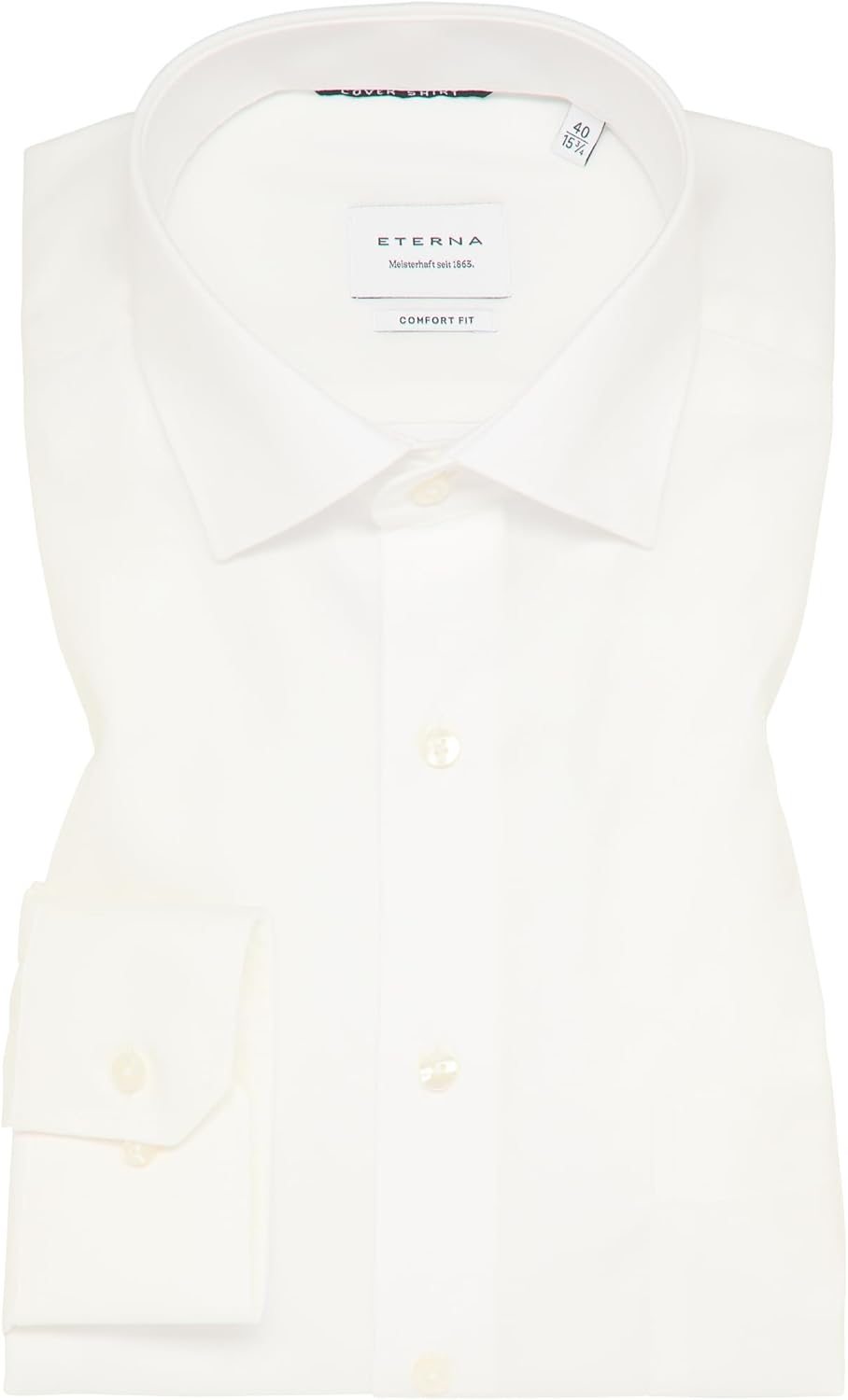 ETERNA Herren Cover Shirt Comfort FIT 40 Kragen / 67 Ärmel Beige, 40 Kragen / 67 Ärmel Beige