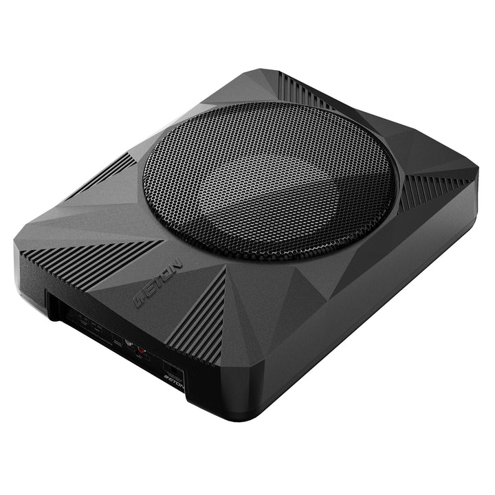 ETON USB 10 AR – sehr kompakter 25 cm / 10 Zoll Untersitz Aktiv Subwoofer für PKWs und Wohnmobile, l