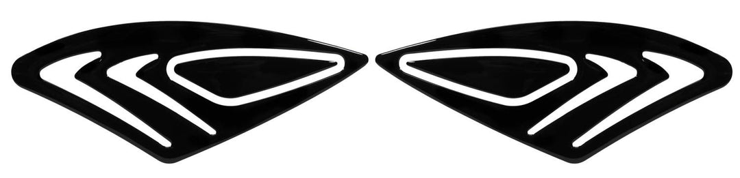 BIKE-label Seitentank Tankpad Motorrad Aufkleber Schwarz kompatibel für Honda 800301