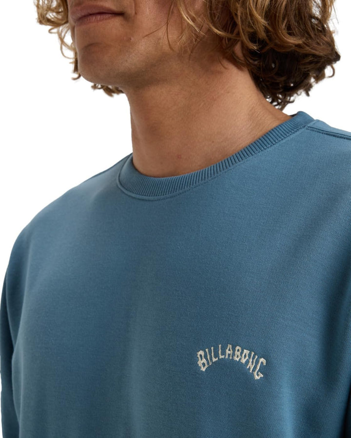 Billabong Herren Arch Cr Lt Fleece Top (1er Pack) XS Glacier Blue, XS Glacier Blue