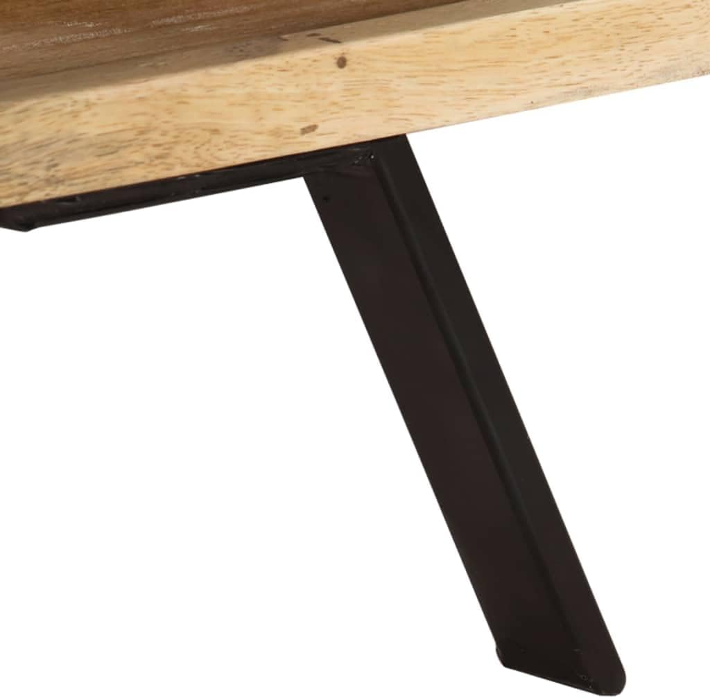 vidaXL Mangoholz Massiv TV Schrank Rustikal Lowboard TV Möbel Tisch Board Sideboard Fernsehtisch Fer