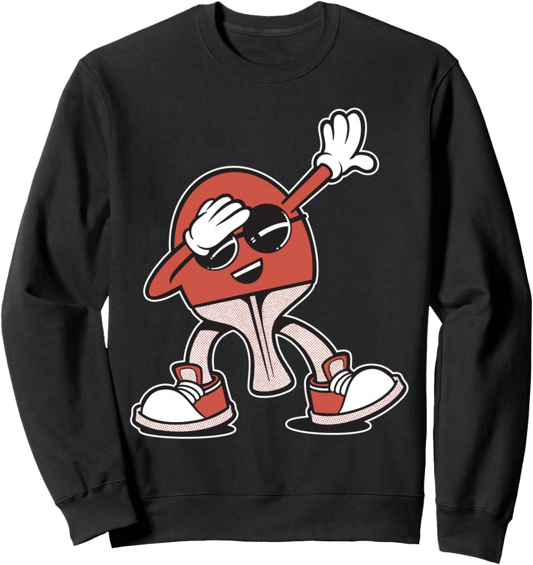 Dabbing Tischtennisschläger Sonnenbrille Tischtennis Sweatshirt
