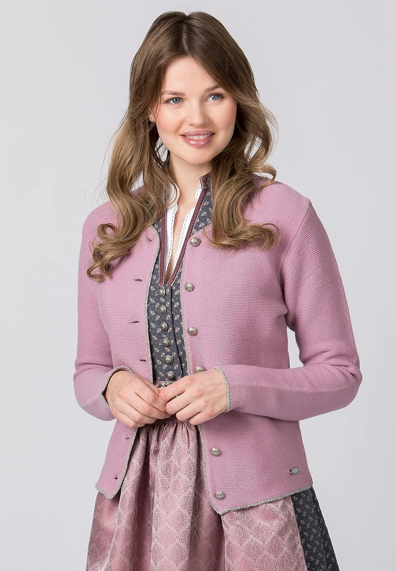 Stockerpoint Damen Jacke Marissa Strickjacke 34 Altrosa, 34 Altrosa