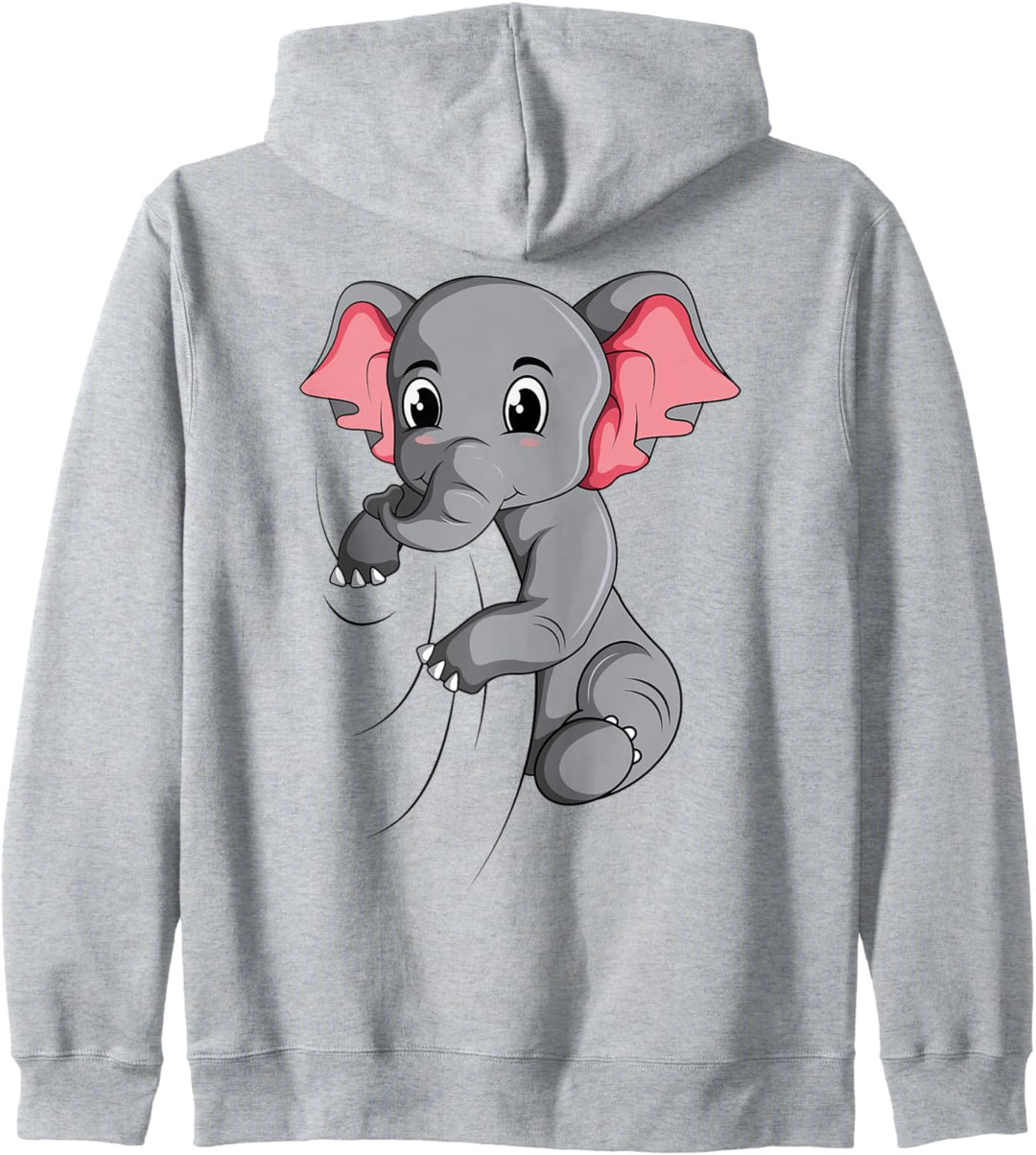 Elefant Kinder Mädchen Jungen Damen Kapuzenjacke