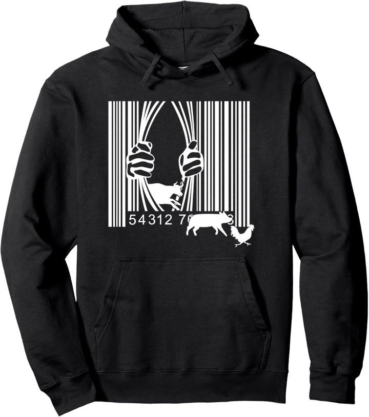 Tierschützer Barcode Tierschutz Aktivist Tierschützerin Pullover Hoodie