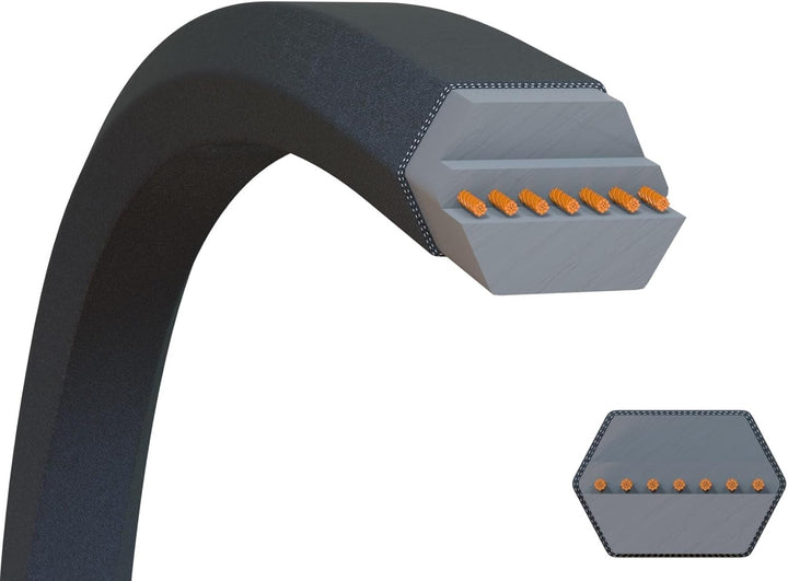 SECURA Keilriemen kompatibel mit Murray Sentinel 155/102 Mähwerk // Alko Dini APR 12.5/40 Snapper