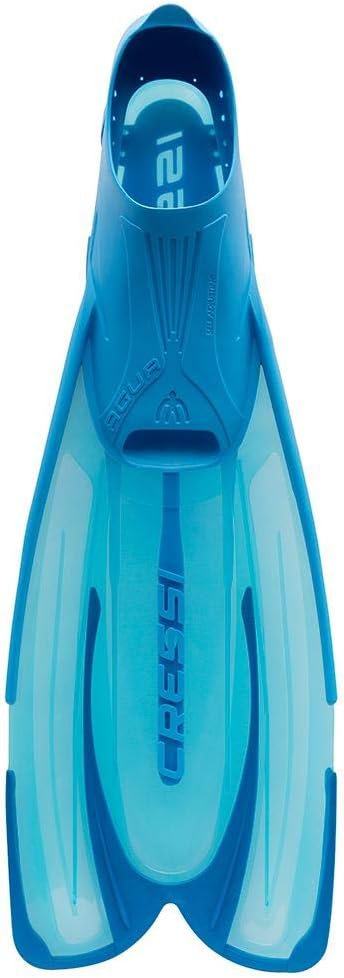 CRESSI Agua Fins - Self Adjusting Flossen für Tauchen, Apnoe, Schnorcheln und Schwimmen Aquamarine 3