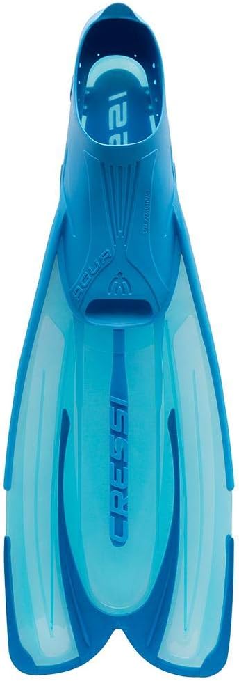 Cressi Agua Premium Flossen Self Adjusting zum Tauchen, Apnoe, Schnorcheln und Schwimmen Aquamarin 4