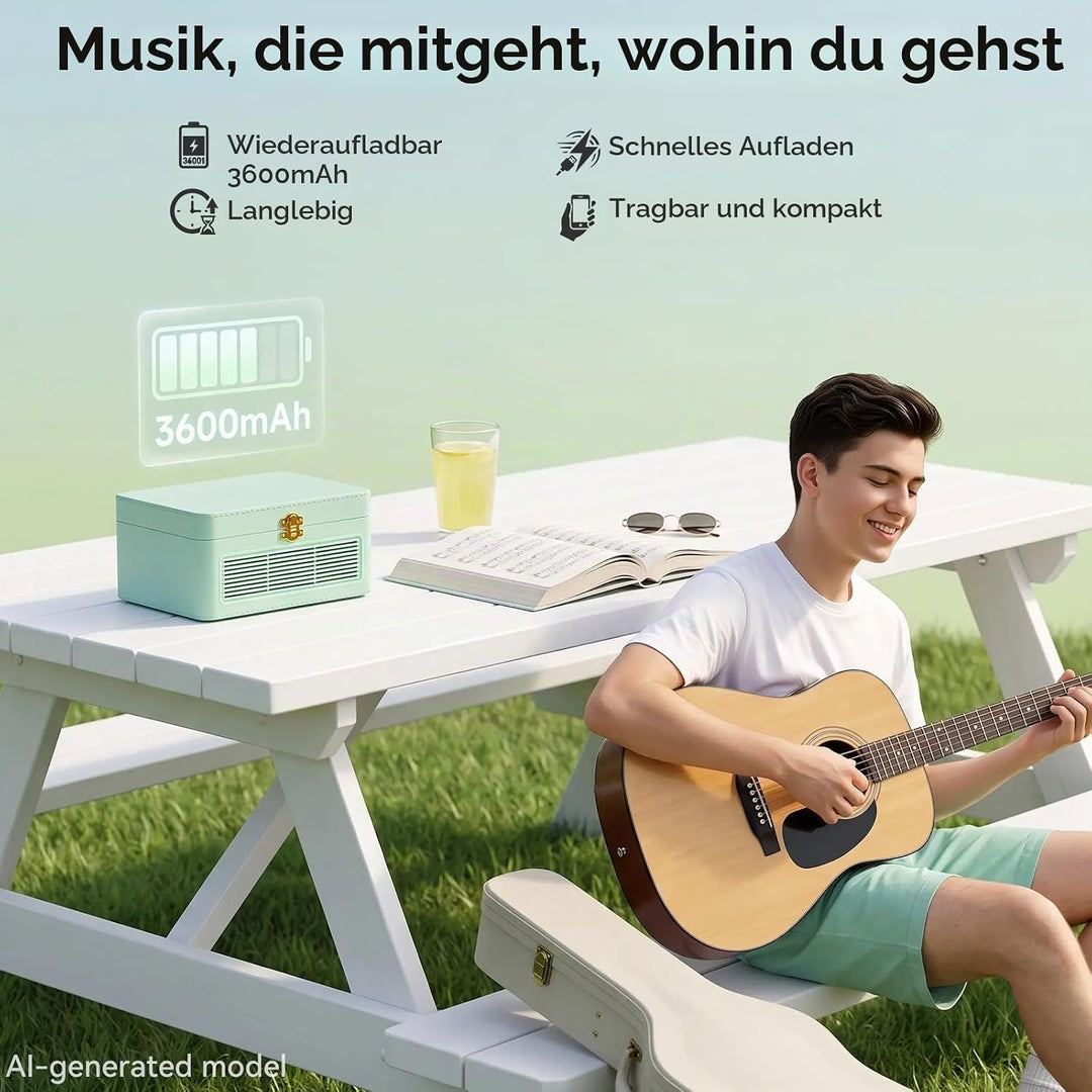 CD Player Tragbar Bluetooth: Kegaudio Radio mit CD-Player Tragbarer mit Lautsprecher Fernbedienung U