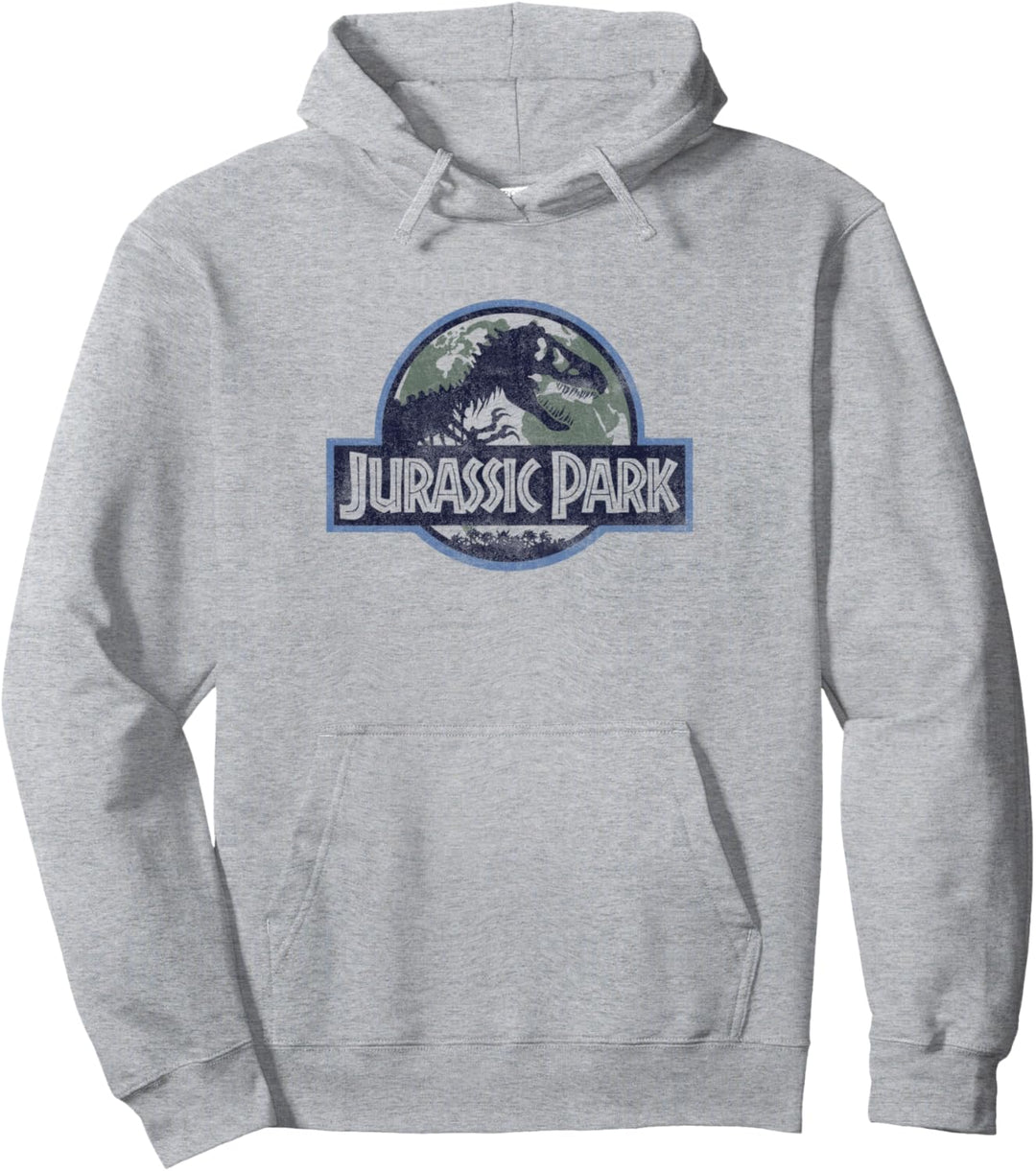 Jurassic Park Classic Retro Earthy Logo Pullover Hoodie